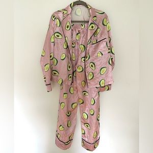Silky Pajama Set (Size: 2)